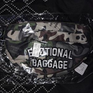 Camo emotional baggage fanny pack